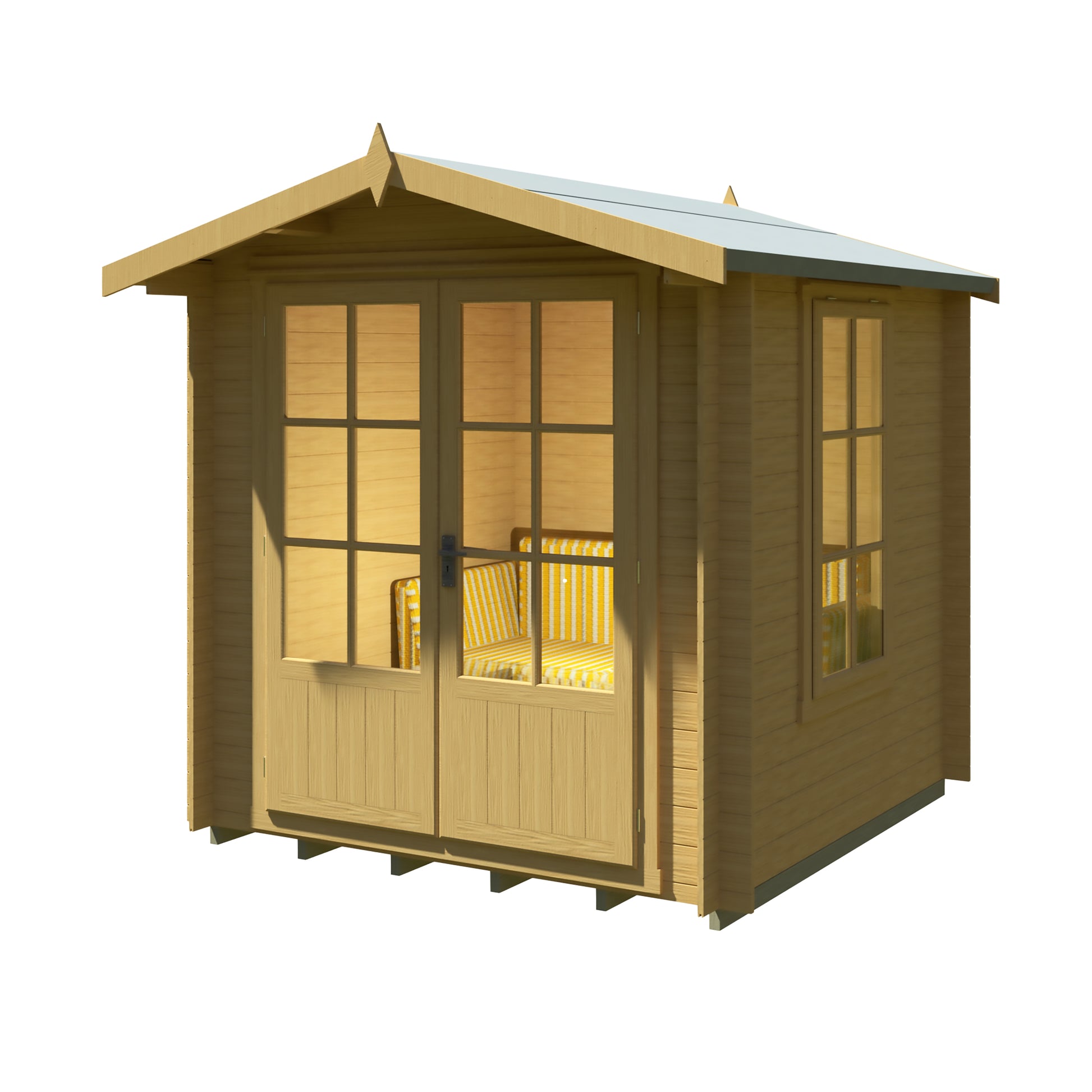 Shire Barnsdale 19mm Log Cabin 7x7