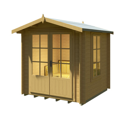 Shire Barnsdale 19mm Log Cabin 7x7