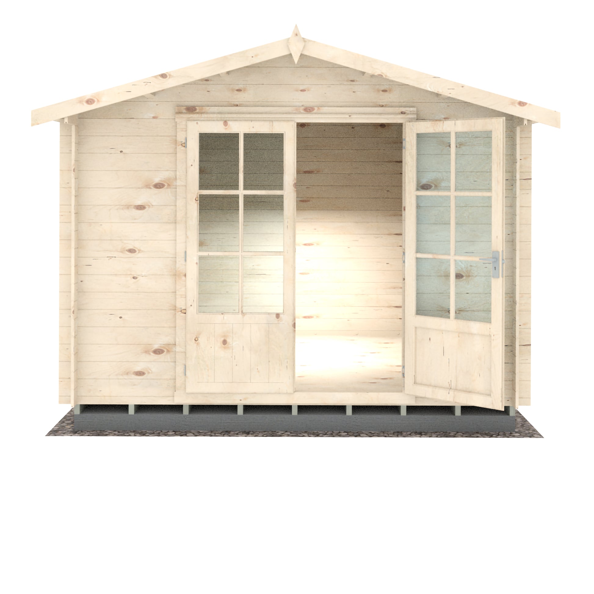 Shire Barnsdale 19mm Log Cabin 10x10