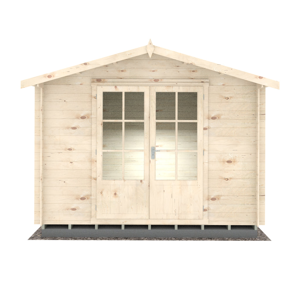 Shire Barnsdale 19mm Log Cabin 10x10