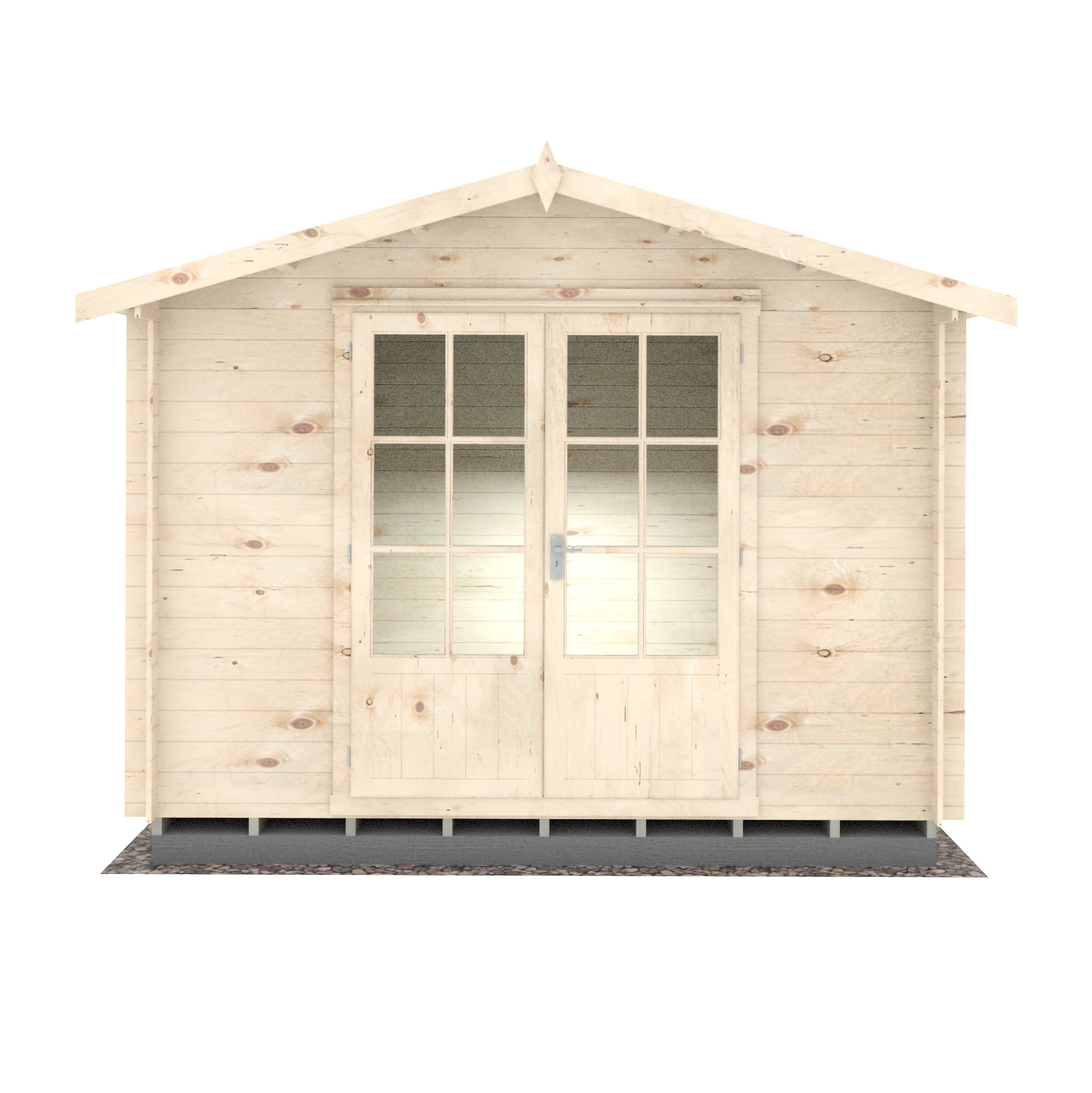 Shire Barnsdale 19mm Log Cabin 10x10