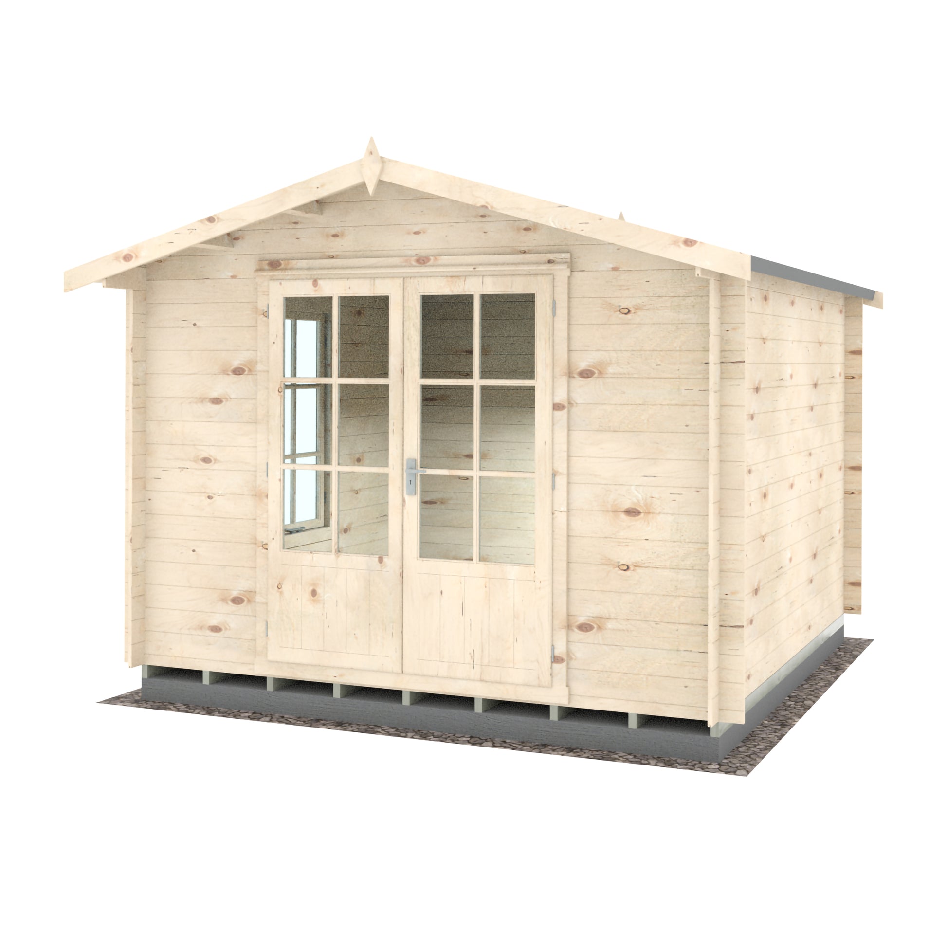 Shire Barnsdale 19mm Log Cabin 10x10