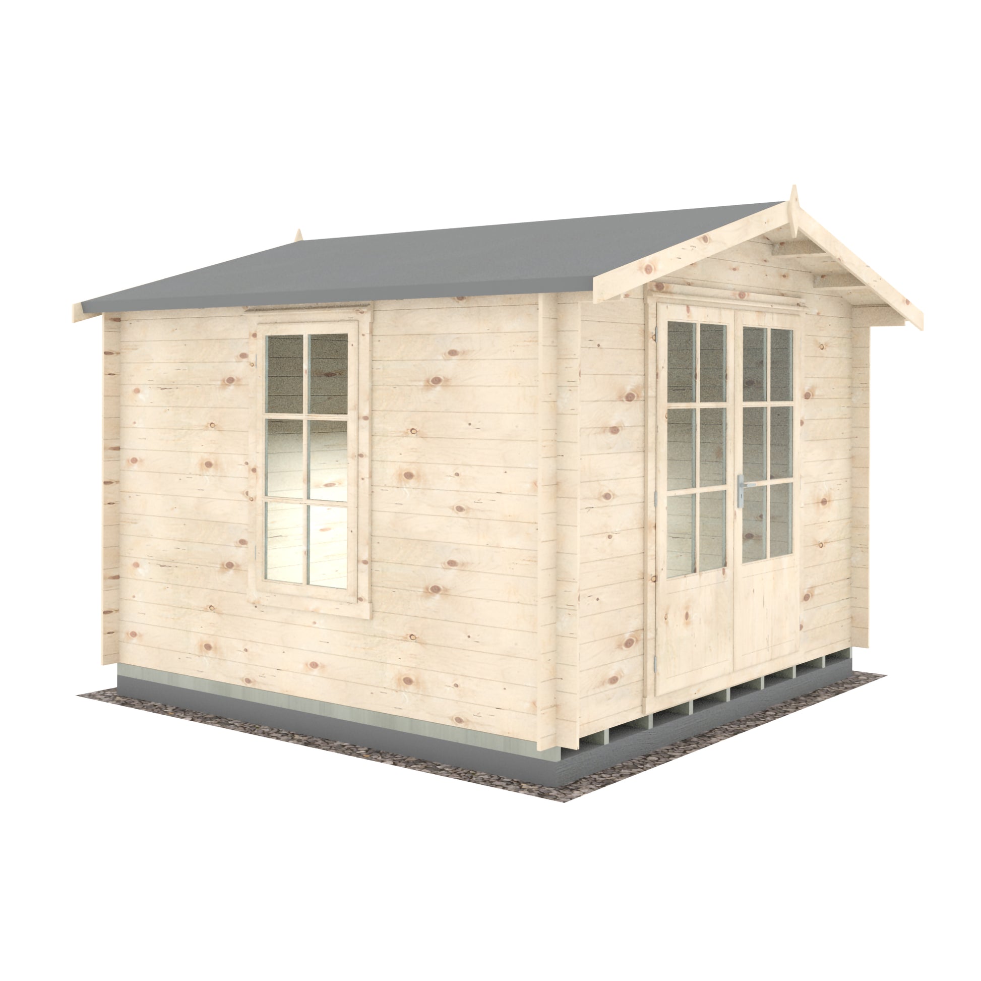 Shire Barnsdale 19mm Log Cabin 10x10