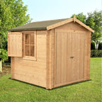 Shire Bradley 19mm Log Cabin 7x7