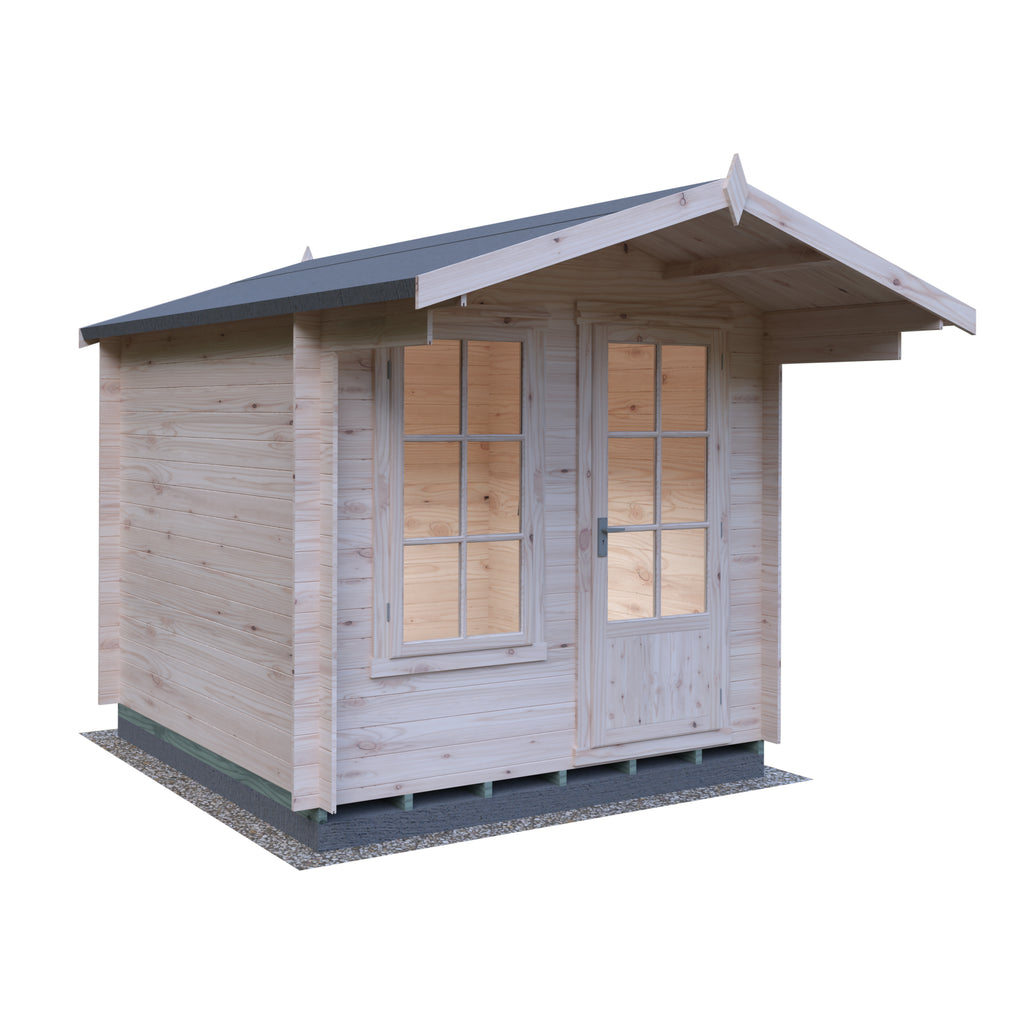 Shire Crinan 19mm Log Cabin 8x8