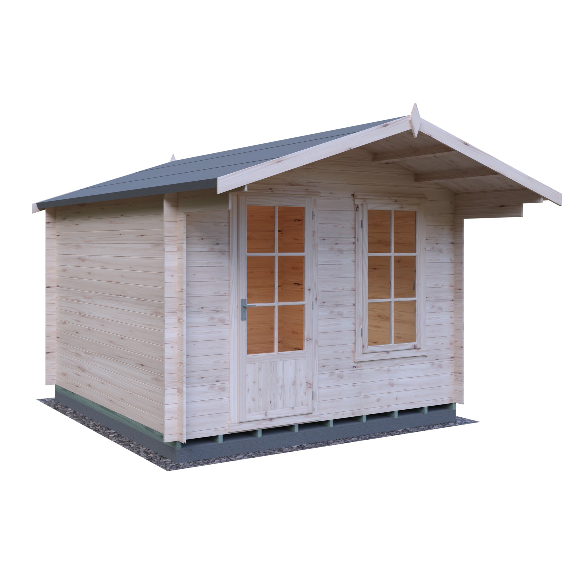 Shire Crinan 19mm Log Cabin 10x10