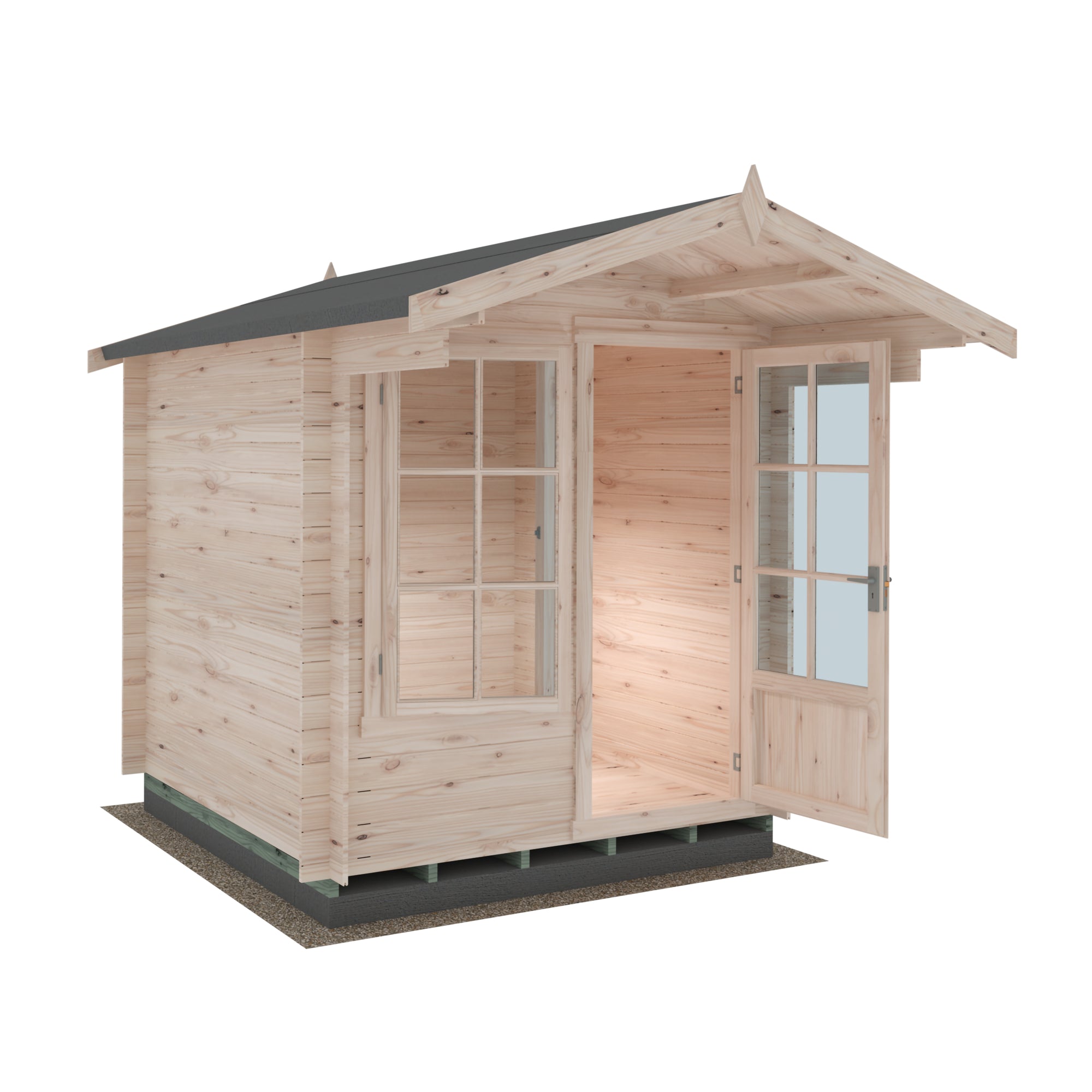 Shire Crinan 19mm Log Cabin 7x7