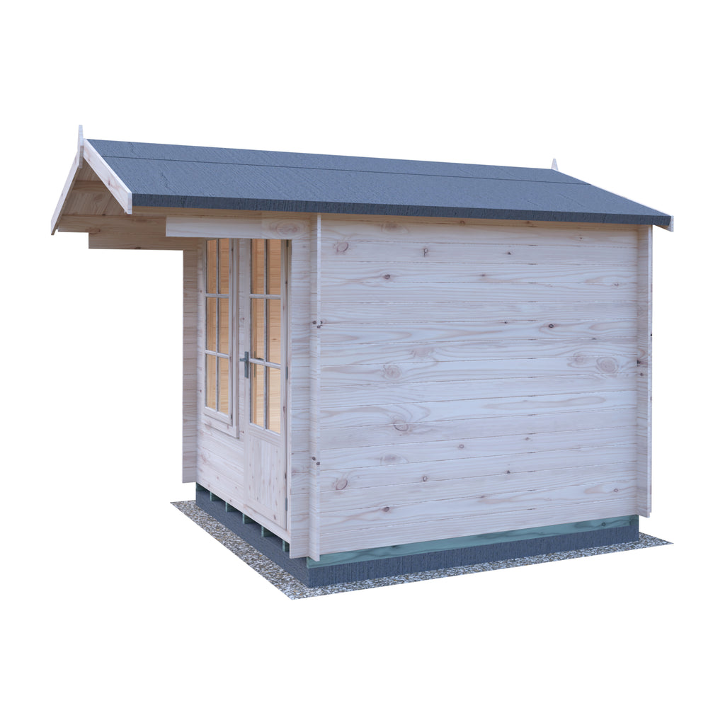 Shire Crinan 19mm Log Cabin 8x8