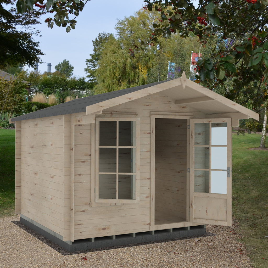 Shire Crinan 19mm Log Cabin 9x9