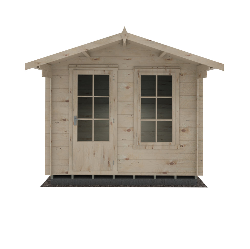 Shire Crinan 19mm Log Cabin 9x9