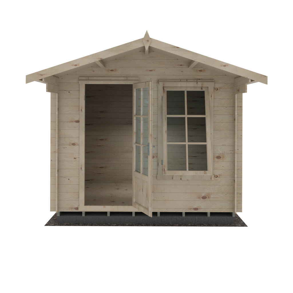 Shire Crinan 19mm Log Cabin 9x9