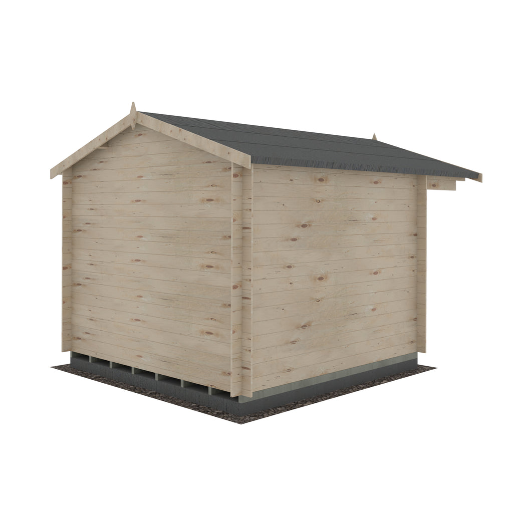 Shire Crinan 19mm Log Cabin 9x9