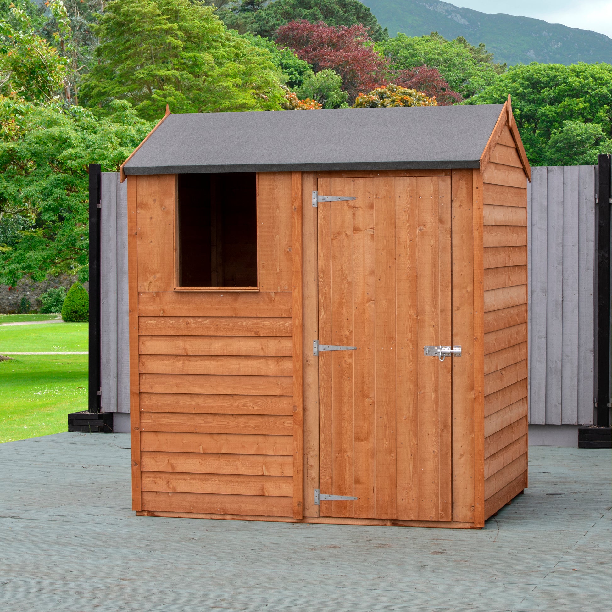 Shire Reverse Apex Dip Treated Amaryllis Overlap Garden Shed 6x4