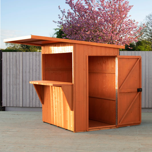Shire Paradise Garden Bar and Store 6x4 Pent Roof