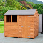 Shire Reverse Apex Dip Treated Amaryllis Overlap Garden Shed 8x6