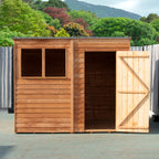 Shire Pent Dip Treated Overlap Value Garden Shed 8x6