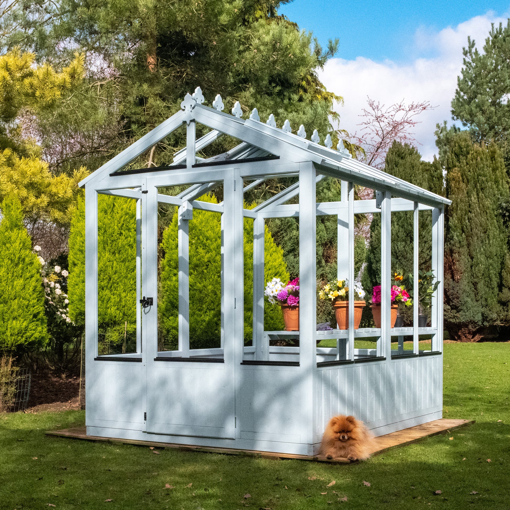 Shire Holkham Wooden Apex Greenhouse 6' x 8'