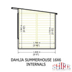 Shire Dahlia Summerhouse 16x6