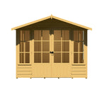Shire Delmora Tongue and Groove Summerhouse 8' x 8'