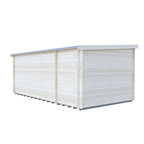 Shire Elm Log Cabin With Side Shed In 19mm Logs 10x17