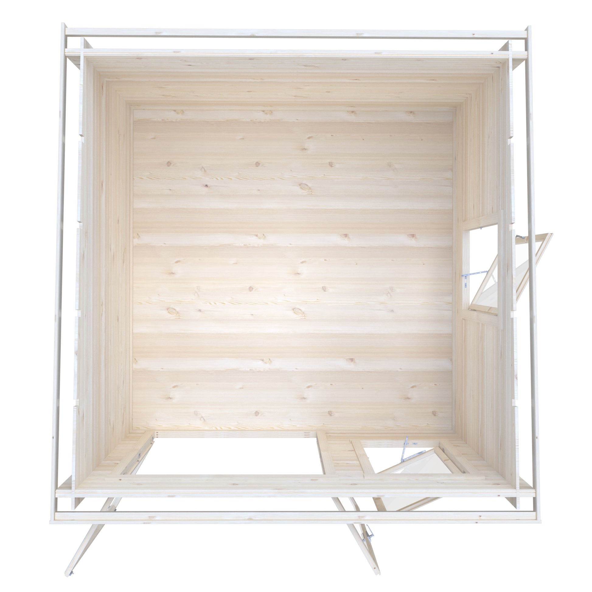 Shire Emneth Pent Log Cabin in 19mm Logs 10x10