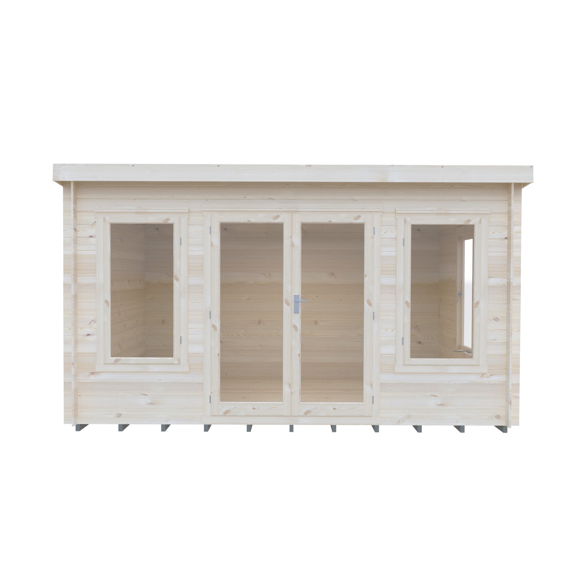 Shire Emneth Pent Log Cabin in 19mm Logs 10x13
