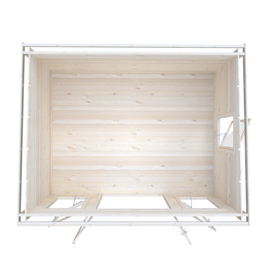 Shire Emneth Pent Log Cabin in 19mm Logs 10x13