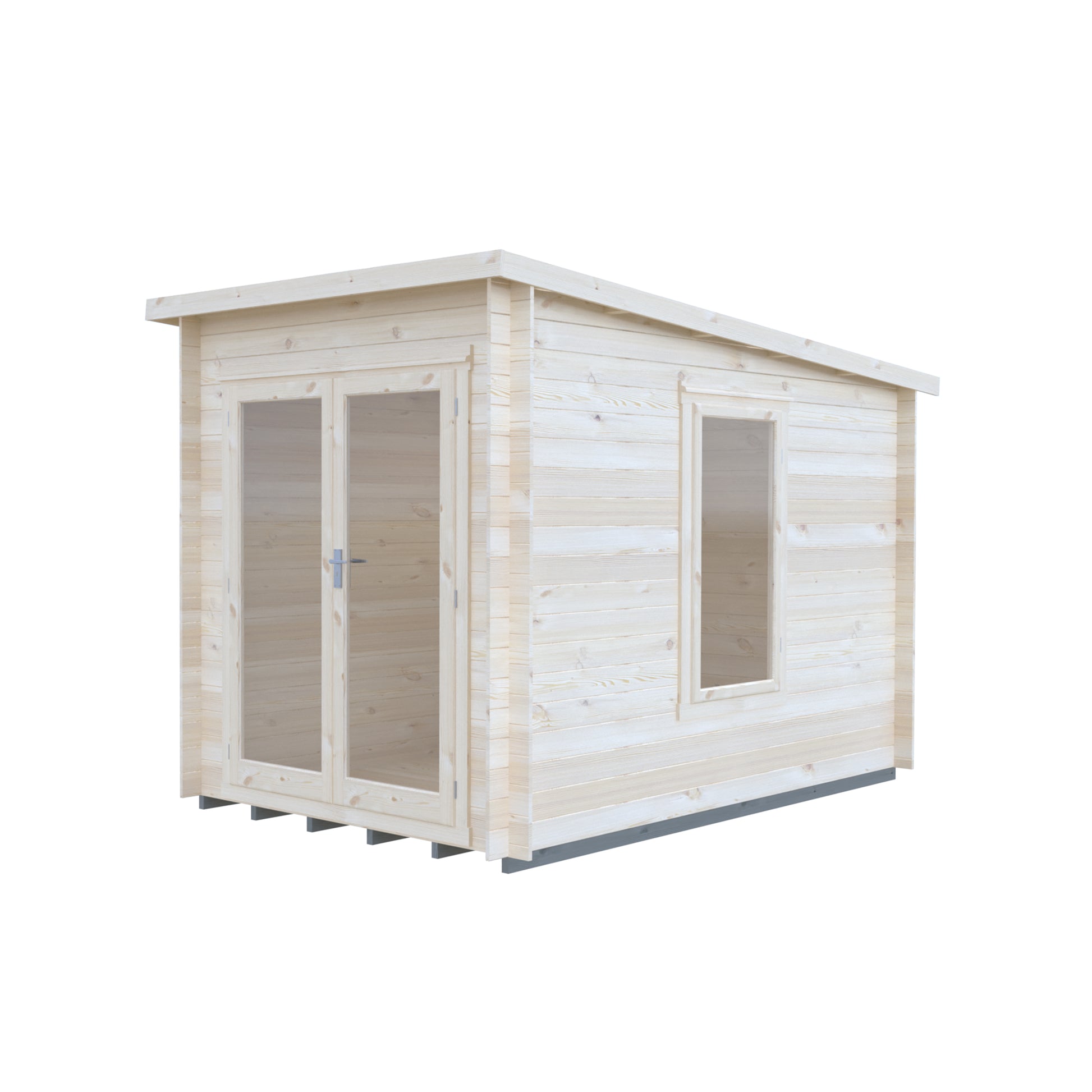 Shire Emneth Pent Log Cabin in 19mm Logs 10x7