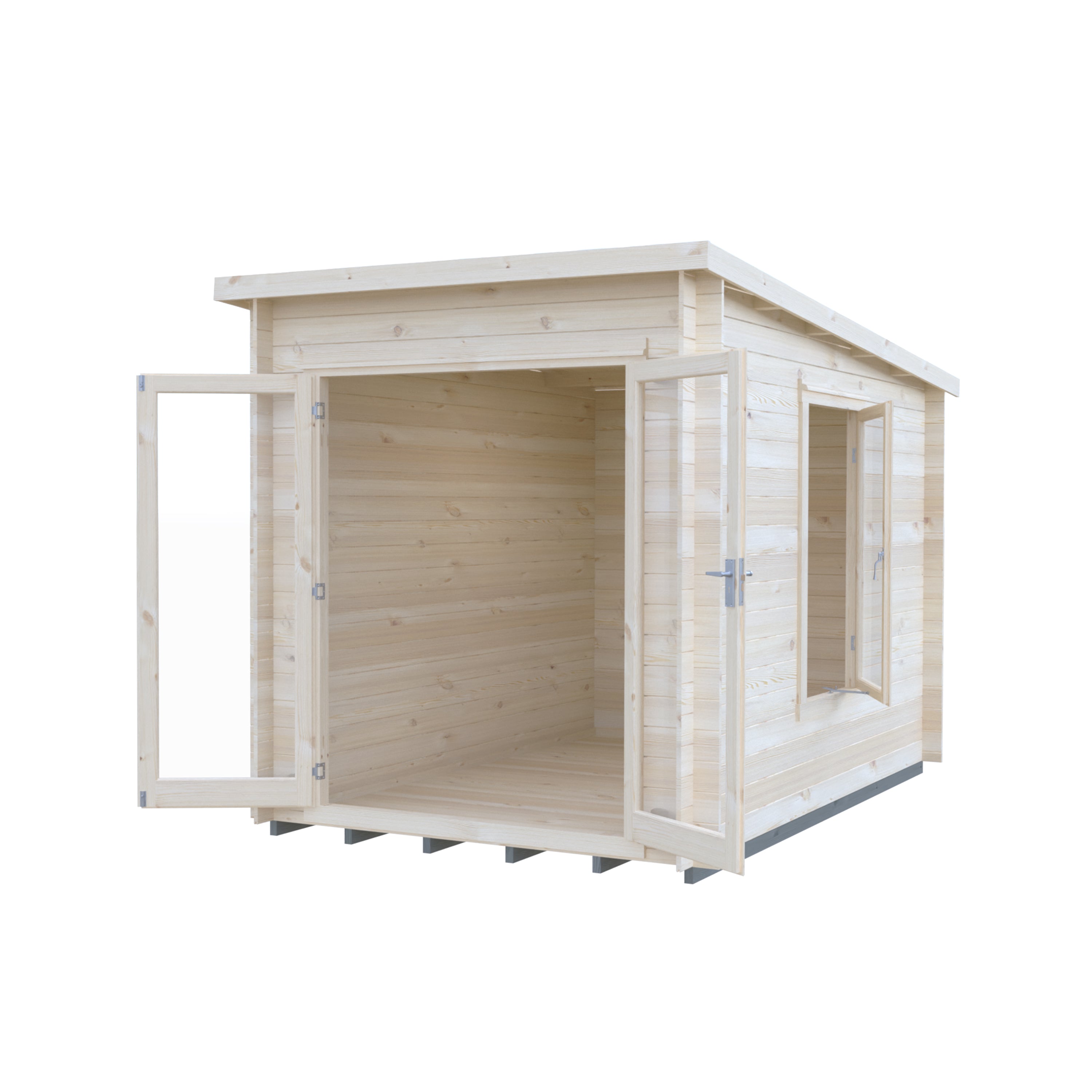 Shire Emneth Pent Log Cabin in 19mm Logs 10x7