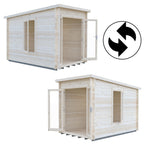 Shire Emneth Pent Log Cabin in 19mm Logs 10x7