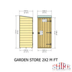 Shire Wooden Garden Store 2x2
