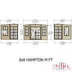 Shire Hampton Corner Summerhouse 8x8