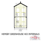 Shire Hemsby Wooden Greenhouse 4x4