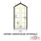 Shire Hemsby Wooden Greenhouse 4x6