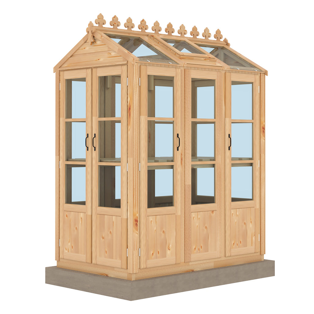 Shire Hemsby Wooden Greenhouse 4x6