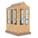 Shire Hemsby Wooden Greenhouse 4x6