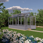 Shire Holkham Wooden Apex Greenhouse 6' x 12'