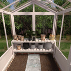 Shire Holkham Wooden Apex Greenhouse 6' x 12'