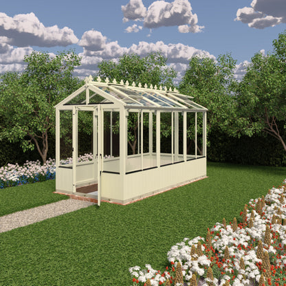 Shire Holkham Wooden Apex Greenhouse 6' x 12'