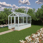 Shire Holkham Wooden Apex Greenhouse 6' x 12'