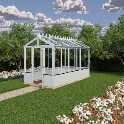 Shire Holkham Wooden Apex Greenhouse 6' x 12'