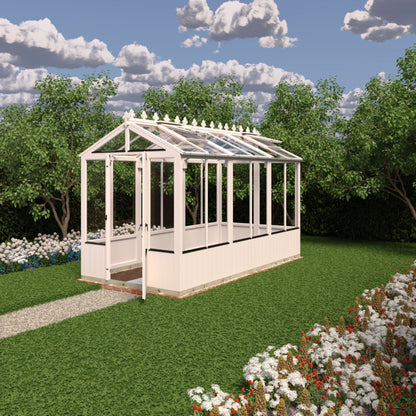 Shire Holkham Wooden Apex Greenhouse 6' x 12'