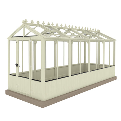 Shire Holkham Wooden Apex Greenhouse 6' x 16'