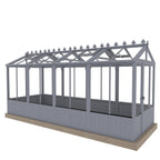 Shire Holkham Wooden Apex Greenhouse 6' x 16'