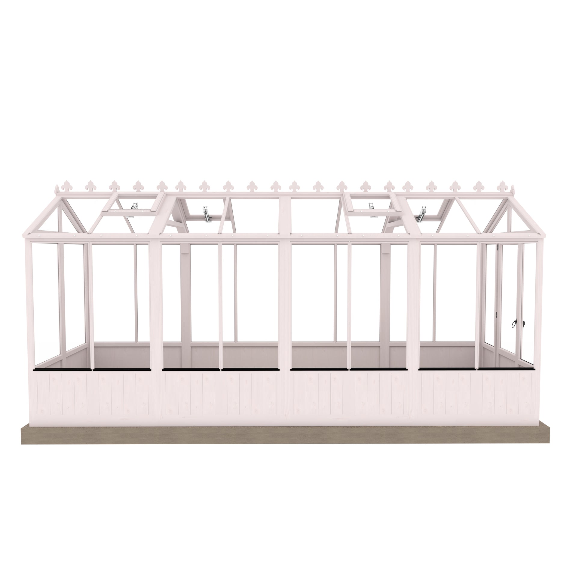 Shire Holkham Wooden Apex Greenhouse 6' x 16'