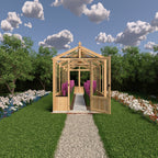 Shire Holkham Wooden Apex Greenhouse 6' x 16'