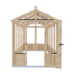 Shire Holkham Wooden Apex Greenhouse 6' x 16'
