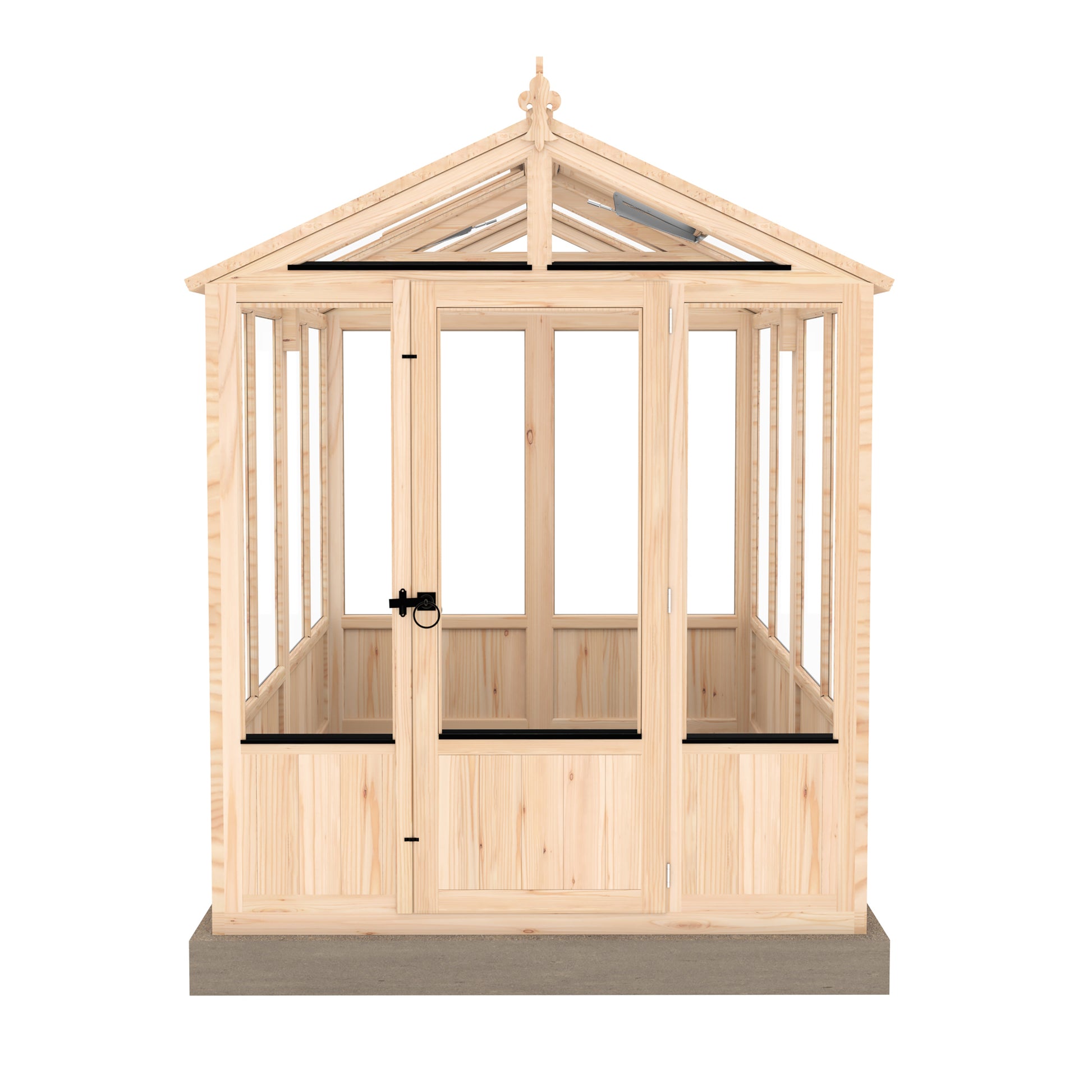 Shire Holkham Wooden Apex Greenhouse 6' x 8'