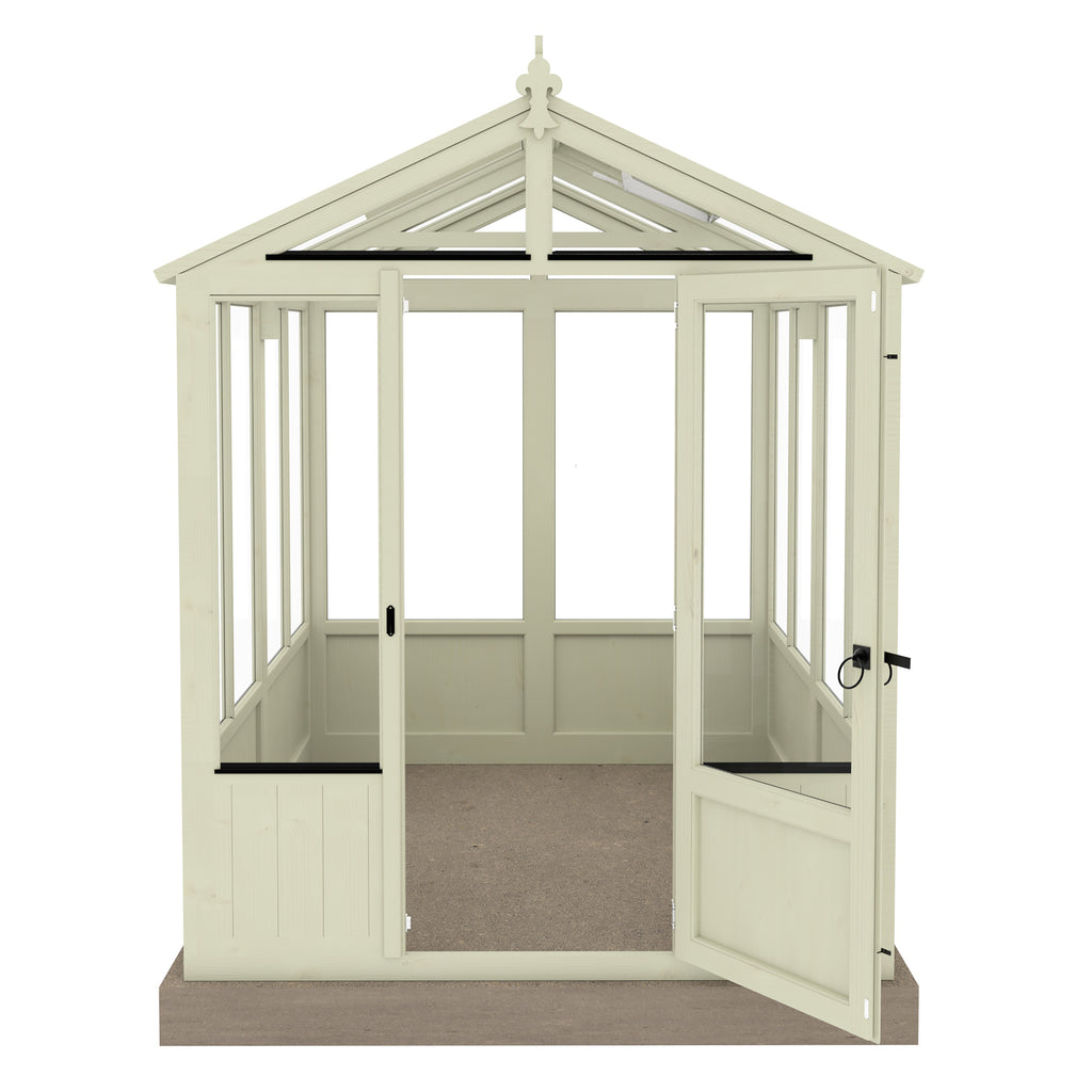 Shire Holkham Wooden Apex Greenhouse 6' x 8'