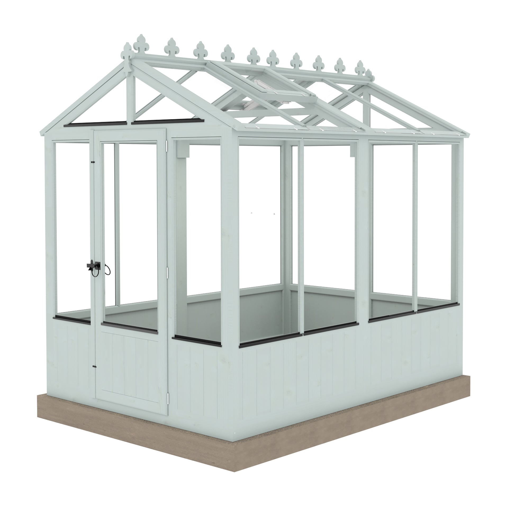 Shire Holkham Wooden Apex Greenhouse 6' x 8'